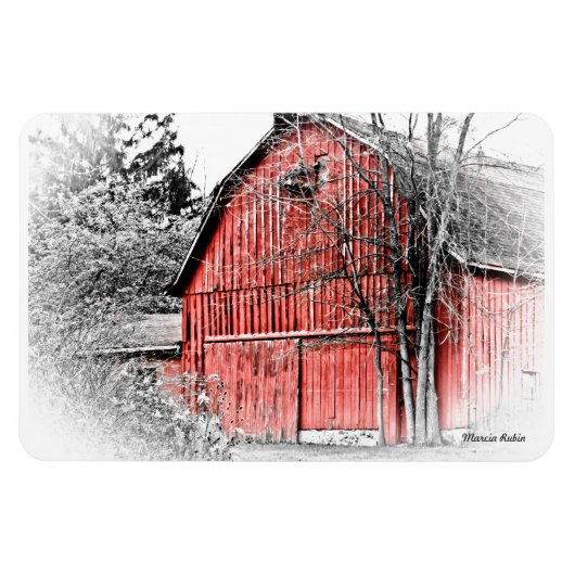 Gorgeous Red Barn Magnet (Horizontal)
