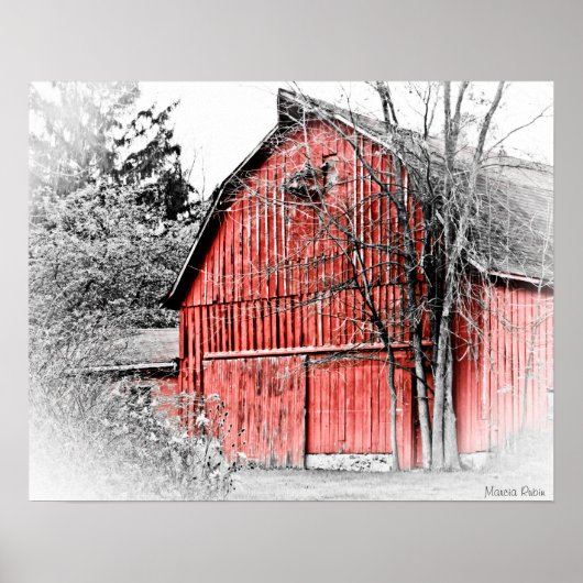 Gorgeous Red Barn Poster (Vorne)