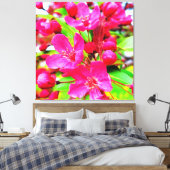 Gorgeous Red Barron Crabapple Foto Leinwanddruck (Insitu (Schlafzimmer))