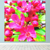 Gorgeous Red Barron Crabapple Foto Leinwanddruck (Insitu (Holzboden))