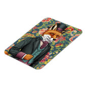 Gorgeous Red Fox in einem Anzug Magnet (Linke Seite)