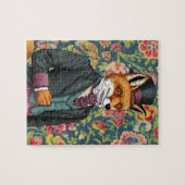 Gorgeous Red Fox in einem Anzug Puzzle (Horizontal)