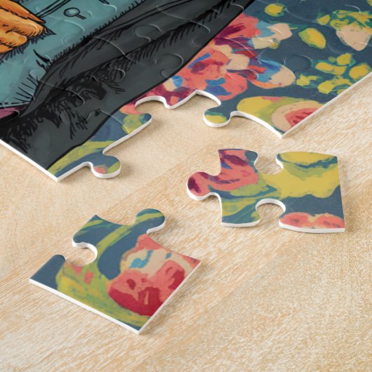 Gorgeous Red Fox in einem Anzug Puzzle (Seite)