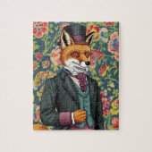 Gorgeous Red Fox in einem Anzug Puzzle (Vertikal)