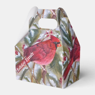 GORGEOUS RED KARDINAL GESCHENKSCHACHTEL