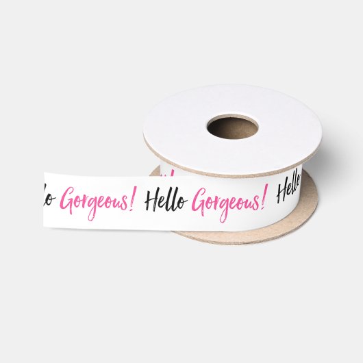 "Gorgeous" Satinband (Spule)