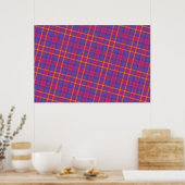 Gorgeous Scottish Tartan Poster (Küche)