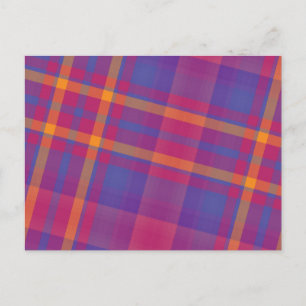 Gorgeous Scottish Tartan Postkarte