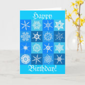 GORGEOUS SNOWFLAKES KARTE (Gelbe Blume)