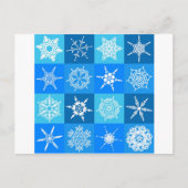 GORGEOUS SNOWFLAKES POSTKARTE (Vorderseite)