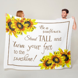 Gorgeous Sonnenblume Fleece Blanket