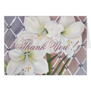 GORGEOUS STILVOLL WEISSE AMARYLLIS BLUME DANKE