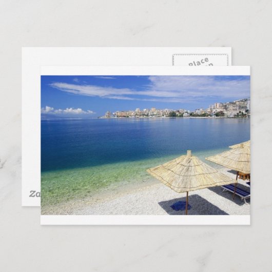 GORGEOUS STRANDANSICHT POSTKARTE (Vorne/Hinten)