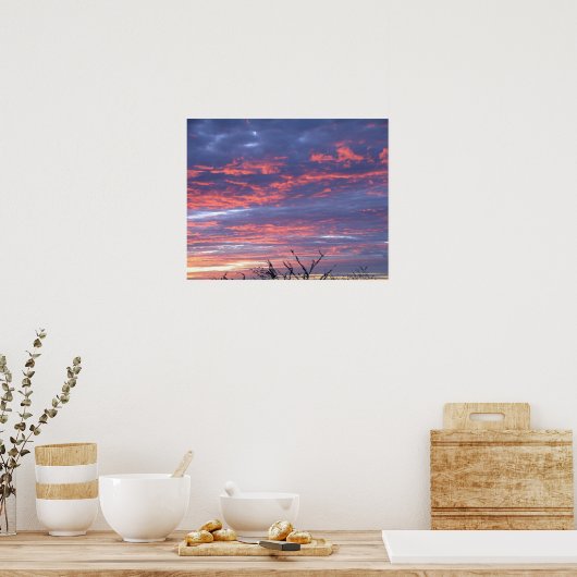 Gorgeous Sunset Sky Poster (Küche)