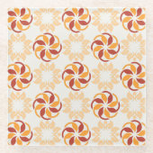 Gorgeous Symmetrische Blume Untersetzer (Vorderseite)