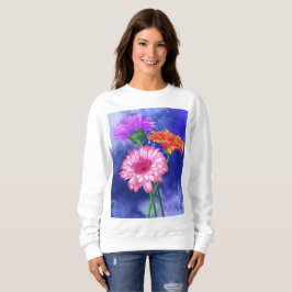 Gorgeous Three Color Gerberas Sweatshirt