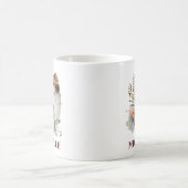 Gorgeous Watercolor Calico Katze und Blume Kaffeetasse (Mittel)