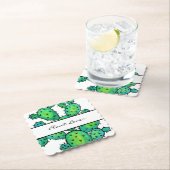 Gorgeous Watercolor Prickly Cactus Untersetzer (Vor Ort)