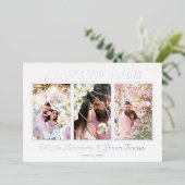 Gorgeous Wedding Rings Luxurious 3 Multi Photos Folieneinladung (Stehend vorne)