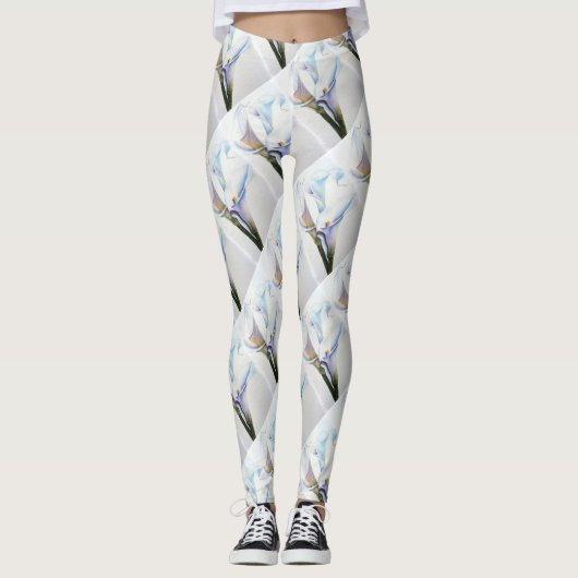 GORGEOUS WHITE CALLA LILILIES | LEGGINGS (Vorderseite)