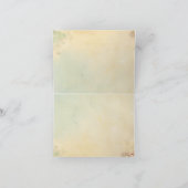 Gorgeous Wild Blume Elegante Hochzeit Dankeskarte (Innenseite)