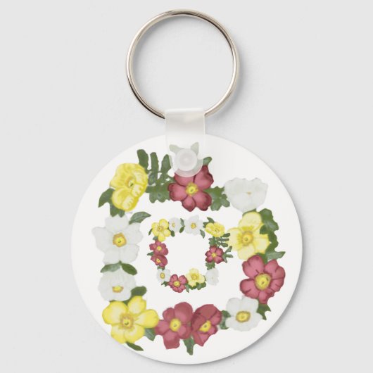 Gorgeous Wild Rose Schlüsselanhänger (Vorderseite)