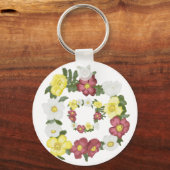 Gorgeous Wild Rose Schlüsselanhänger (Vorderseite)