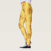 Gorgeous Yellow Mustard Honeycomb Muster Leggings (Links)