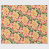 Gorgeous Yellow Rose Geschenkpapier (Flach)