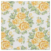 Gorgeous Yellow Roses Stoff (Nahaufnahme)