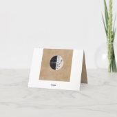 Gorgeous Zen Danke-Card Dankeskarte (Rückseite)