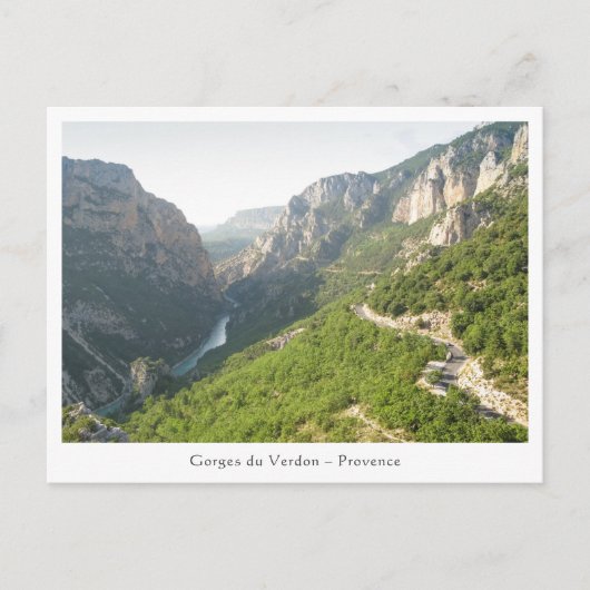 Gorges du Verdon, France Postkarte (Vorderseite)