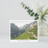 Gorges du Verdon, France Postkarte (Stehend Vorderseite)
