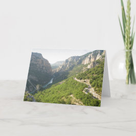 Gorges du Verdon, Frankreich Karte