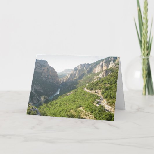 Gorges du Verdon, Frankreich Karte (Vorderseite)