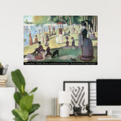 Gorges Seurat - Sonntag Nachmittag Poster (Heimbüro)