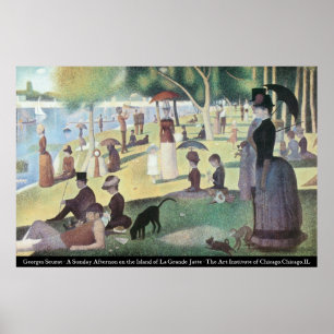 Gorges Seurat - Sonntag Nachmittag Poster