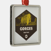 Gorges Staat Park North Carolina Ornament Aus Metall (Rechts)