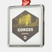 Gorges Staat Park North Carolina Ornament Aus Metall (Links)