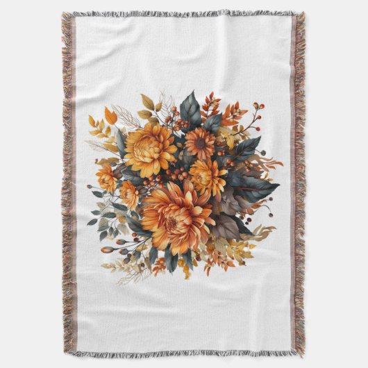 Gorgeus Fall Floral Decke (Vorderseite Vertikal)