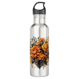 Gorgeus Fall Floral Edelstahlflasche