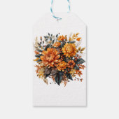 Gorgeus Fall Floral Geschenkanhänger (Rückseite)