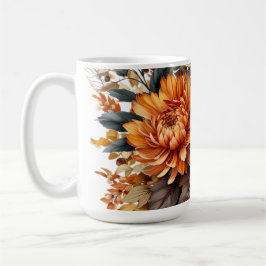 Gorgeus Fall Floral Kaffeetasse