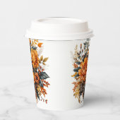 Gorgeus Fall Floral Pappbecher (Links)