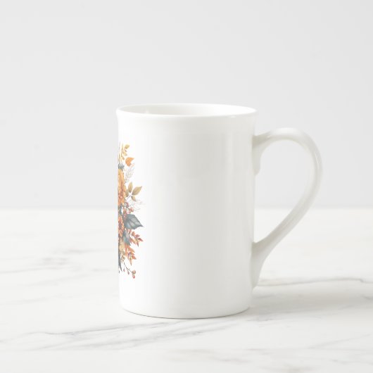 Gorgeus Fall Floral Porzellantasse (Rechts)