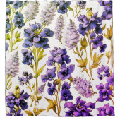 Gorgeus floral duschvorhang (Vorderseite)