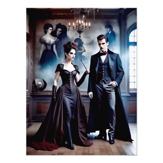 Gorgeus Victorian Vampires Fotodruck (Vorne)