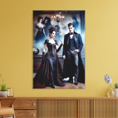Gorgeus Victorian Vampires Leinwanddruck (Insitu (Wohnzimmer))