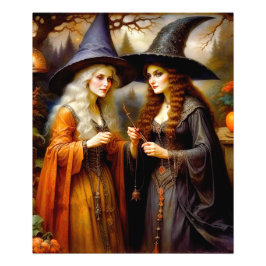 Gorgeus Victorian Witches Fotodruck