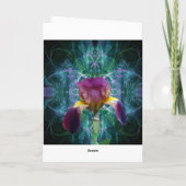 Gorgey Iris wird bald gesund Karte (Rückseite)